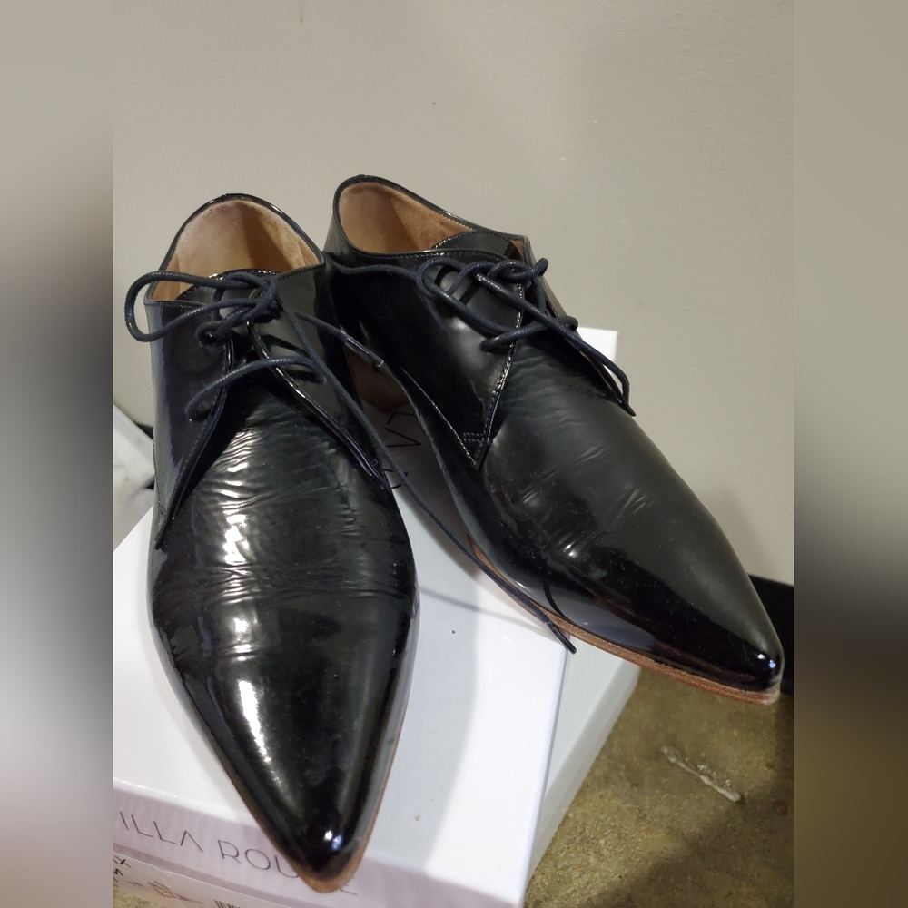 Sz 36 NIB $625 Alumnae patent pointy oxfords